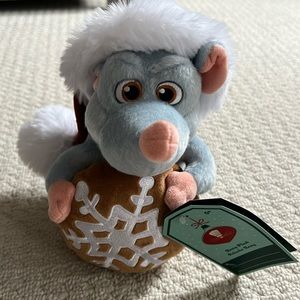 NWT - Disney Remy Holiday Plush - size 9.5 inches.